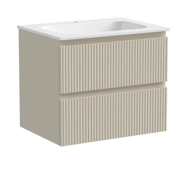 Тумба под раковину подвесная Sancos Snob T 60 см beige soft SNT60CE (детальная фотография)