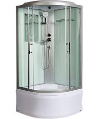 Душевая кабина WeltWasser WW500 100x100 см c тропическим душем