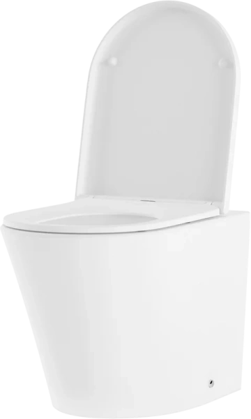 Унитаз напольный Lavinia Boho Biore с сиденьем микролифт 33040040 (детальная фотография), фарфор, керамика