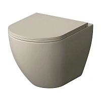 Унитаз подвесной Grossman бежевый матовый