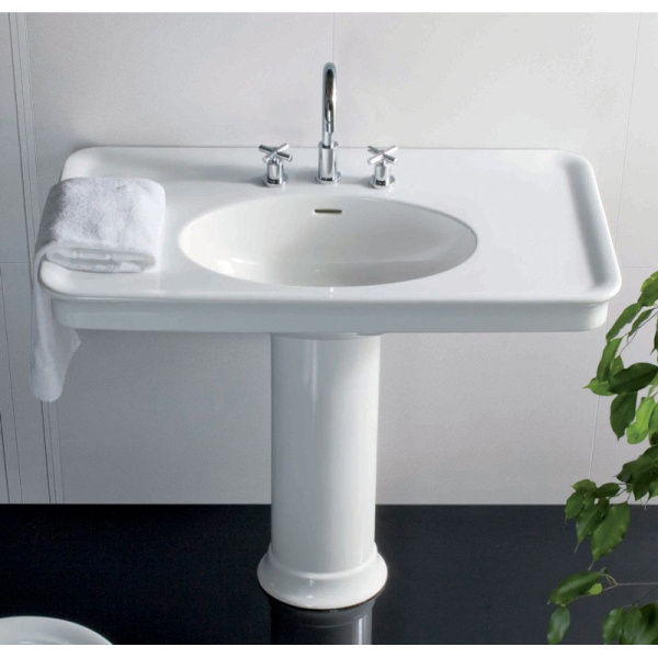 Раковина Hatria Dolcevita Y0F001 100х55 см (детальная фотография), белые