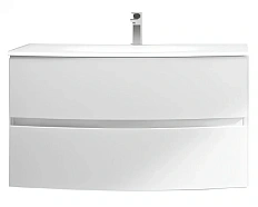 Тумба с раковиной подвесная Cezares Elettra 55525 100 см с двумя выдвижными ящиками