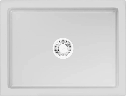 Мойка для кухни Omoikiri Mikura 61-WH Glossy 61 см белая глянцевая - фото 1