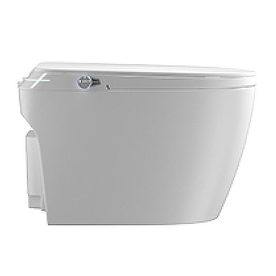 Унитаз напольный Laguraty с биде S680 (детальная фотография), приставные, встраиваемые