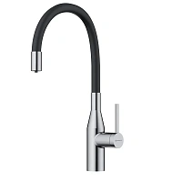 Смеситель для кухни Omoikiri Yatomi 2 Plus BN-BL нержавеющая сталь/черный