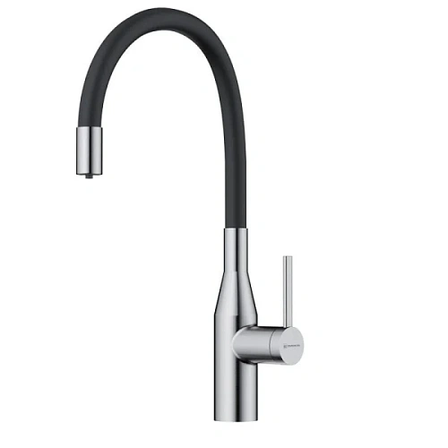 Смеситель для кухни Omoikiri Yatomi 2 Plus BN-BL нержавеющая сталь/черный - фото 2