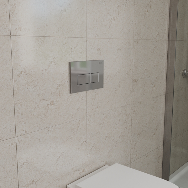 Клавиша смыва D&K Berlin хром DB1439001 (детальная фотография), по запросу