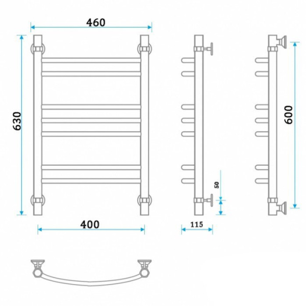 Схема (детальная фотография), хром