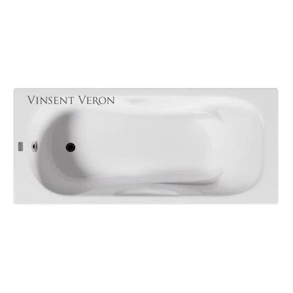 Чугунная ванна Vinsent Veron Aura VAU1808045, 180 x 80 см, цвет белый (детальная фотография)