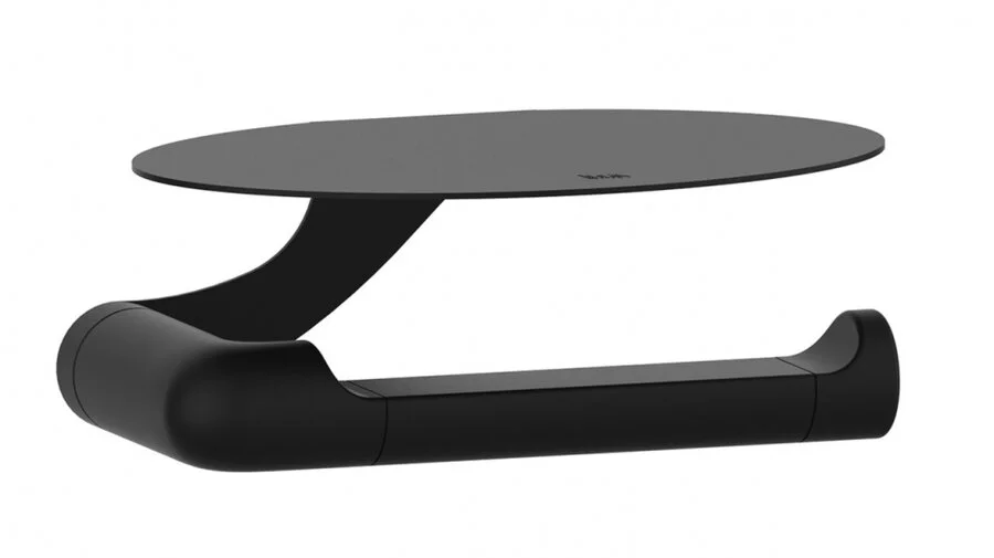 Бумагодержатель IDDIS Noa черный матовый NOABL00i43 (детальная фотография)