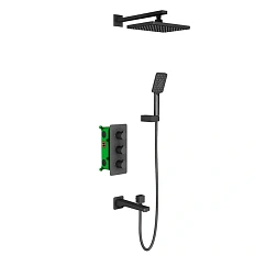 Душевой набор черный Timo Petruma SX-5149/03SM
