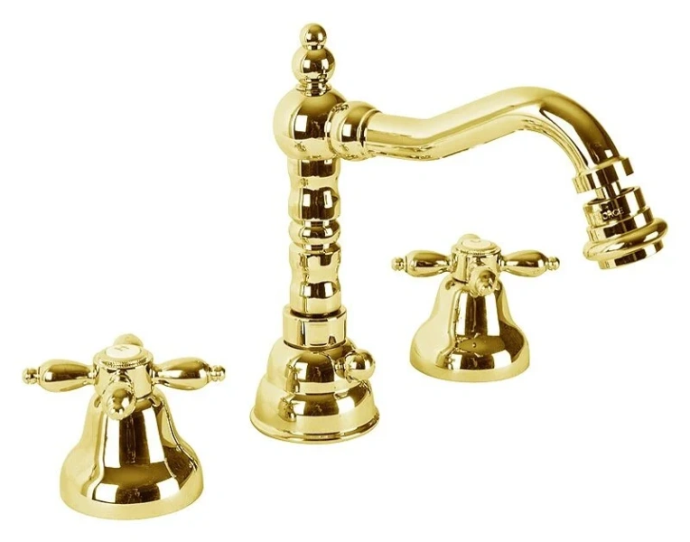 Смеситель для биде Cezares Nostalgia золото 24 карат NOSTALGIA-BBS2-03/24 (детальная фотография)