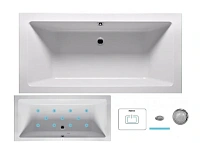 Ванна гидромассажная Riho Lusso 200 x 90 см, AIR2