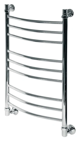 Полотенцесушитель водяной Ника Arc 80x40 см хром ЛД Г2 80/40 (детальная фотография), современные, hi-tech