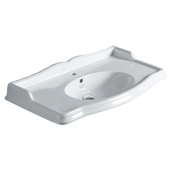 Раковина Simas Arcade AR 874 (детальная фотография), белые, черные