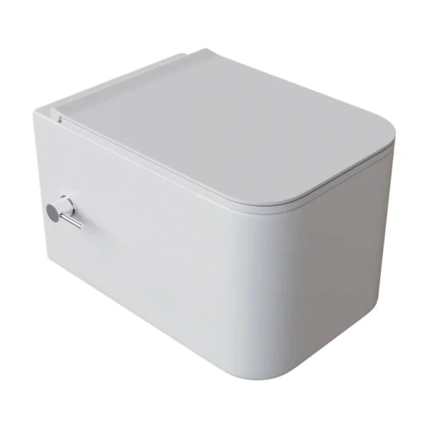 Унитаз подвесной Boheme Mane белый матовый 970-SET-2-MW (детальная фотография)