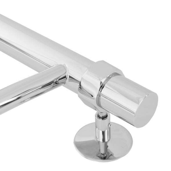 Полотенцесушитель водяной Energy Classic 80x60 (детальная фотография), хром