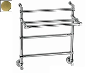 Полотенцесушитель водяной цвет:бронза Margaroli 455, с полкой