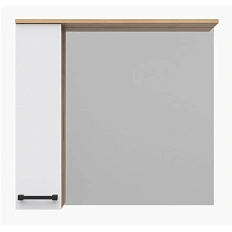 Зеркальный шкаф Misty Крафт П-Кра-02080-011 80 см ЛДСП