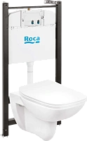 Унитаз с инсталляцией Roca Debba Pack с сиденьем дюропласт