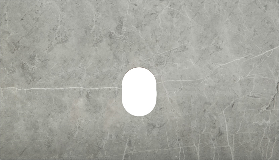 Столешница BelBagno 80 см marmo grigio lucido KEP-80-MGL-W0 (детальная фотография)
