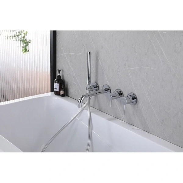 Смеситель для ванны Abber Wasser Kreis хром AF8130 (детальная фотография), хром