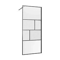 Душевая перегородка Vincea Walk-In 100 см профиль вороненая сталь