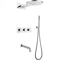 Душевой комплект Abber Wasser Kreis хром