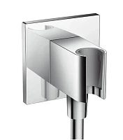 Шланговое подключение Hansgrohe FixFit с держателем ручного душа