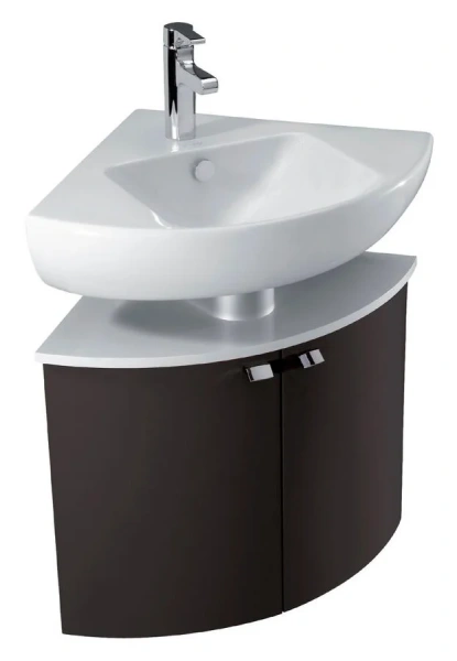 Раковина Jacob Delafon Odeon Up 48 см угловая E4733-00 (детальная фотография), белые