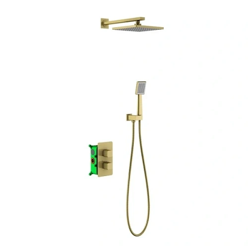 Душевой комплект Timo Petruma золото - фото 2