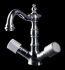 Смеситель для раковины Boheme Royal Cristal высокий