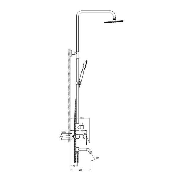 Сифон для раковины Wasserkraft черный A094 (детальная фотография), другие