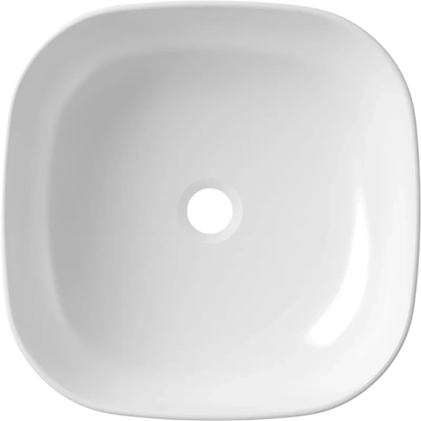 Раковина Lavinia Boho Bathroom Sink 40 см квадратная 33311006 (детальная фотография), в форме чаши, квадратная