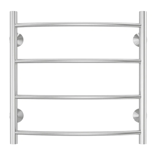 Полотенцесушитель водяной Terminus Классик П4 50х50 см из нержавеющей стали 4670078544117 (детальная фотография), лесенка, вертикальные