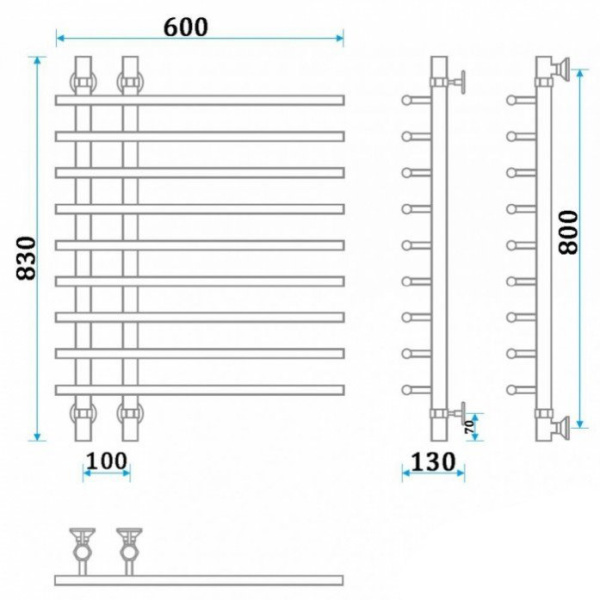 Схема (детальная фотография), хром