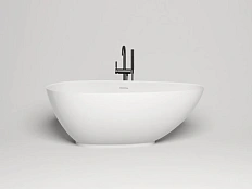 Ванна из искусственного камня Salini Paola 172x82,5 см белая глянцевая