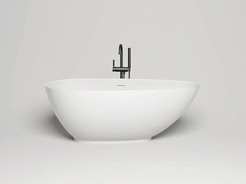 Ванна из искусственного камня Salini Paola 172x82,5 см белая глянцевая - фото 1