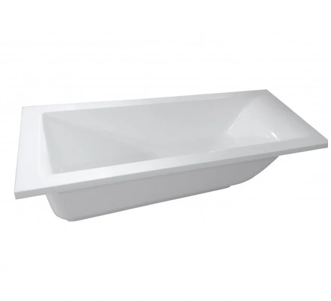 Ванна из искусственного мрамора Aquanet Bright Stone AQ-00338574, 180 x 70 см, цвет белый (детальная фотография), современныe, hi-tech