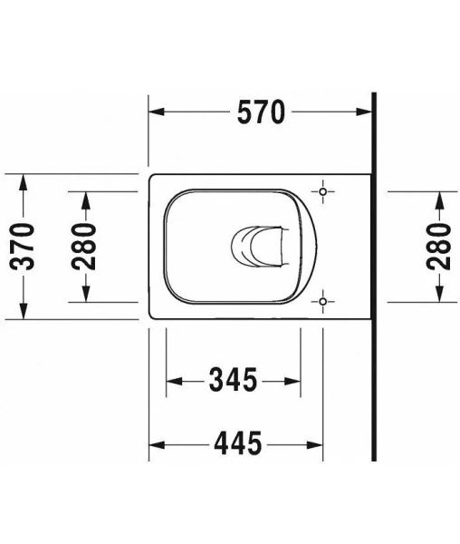 Унитаз подвесной Duravit Vero белый 2525090000 (детальная фотография), безободковые, сиденье с микролифтом 
