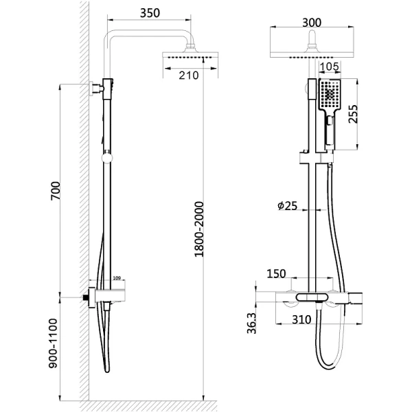 Схема (детальная фотография), с изливом
