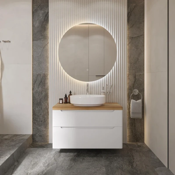 Раковина Geberit VariForm 55 см без перелива 500.771.01.2 (детальная фотография), современные, hi-tech