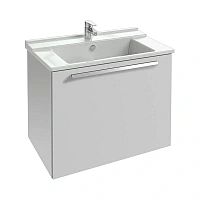 Тумба под раковину подвесная Jacob Delafon Struktura 77 см белая