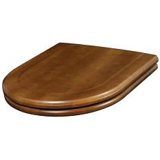 Крышка-сидение деревянная Villeroy & Boch Hommage цвет орех, петли из нержавеющей стали