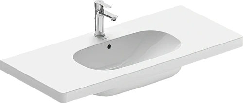 Раковина Duravit D-code 105 см белая - фото 1