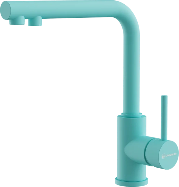 Смеситель для кухни Omoikiri Nakagawa 2 Plus-AZ azur blue 4994442 (детальная фотография)