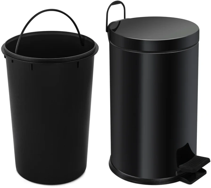 Мусорное ведро Berges черное 123003 (детальная фотография), черные