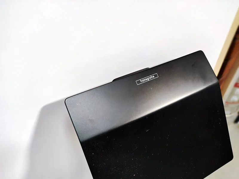 Бумагодержатель Hansgrohe AddStoris черный матовый 41753670 (детальная фотография), черные