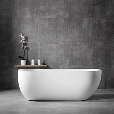 Акриловая ванна Abber 150х70 см белая