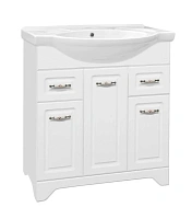 Тумба под раковину напольная Style Line Олеандр-2 71 см белая